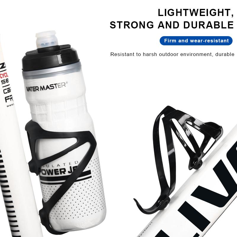 Fahrrad-Flaschenhalter, Vollcarbon, superleicht, für Rennrad, MTB, Mountainbike, Wasserkocherhalter, ultraleicht, matt glänzend