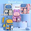 Sesame Baby Kids Cartoon School Backpack For Elementary Students With Breathable Nylon