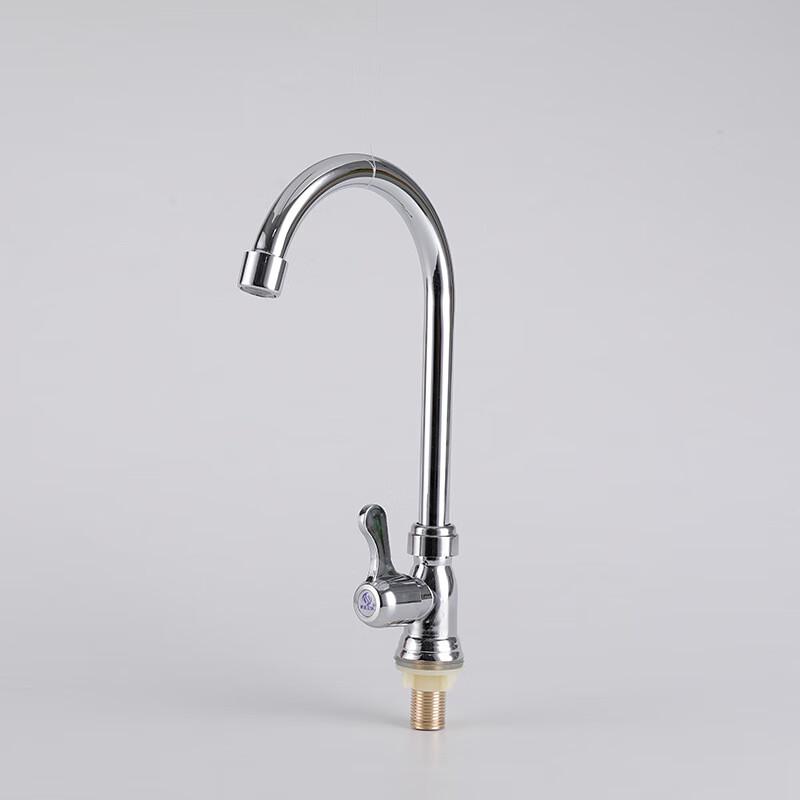 304 Stainless Steel Single Cold Kitchen Faucet