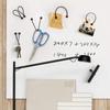 20Pcs Black Reusable Silicone Magnetic Cable Ties Twist Ties For Bundling Wrap