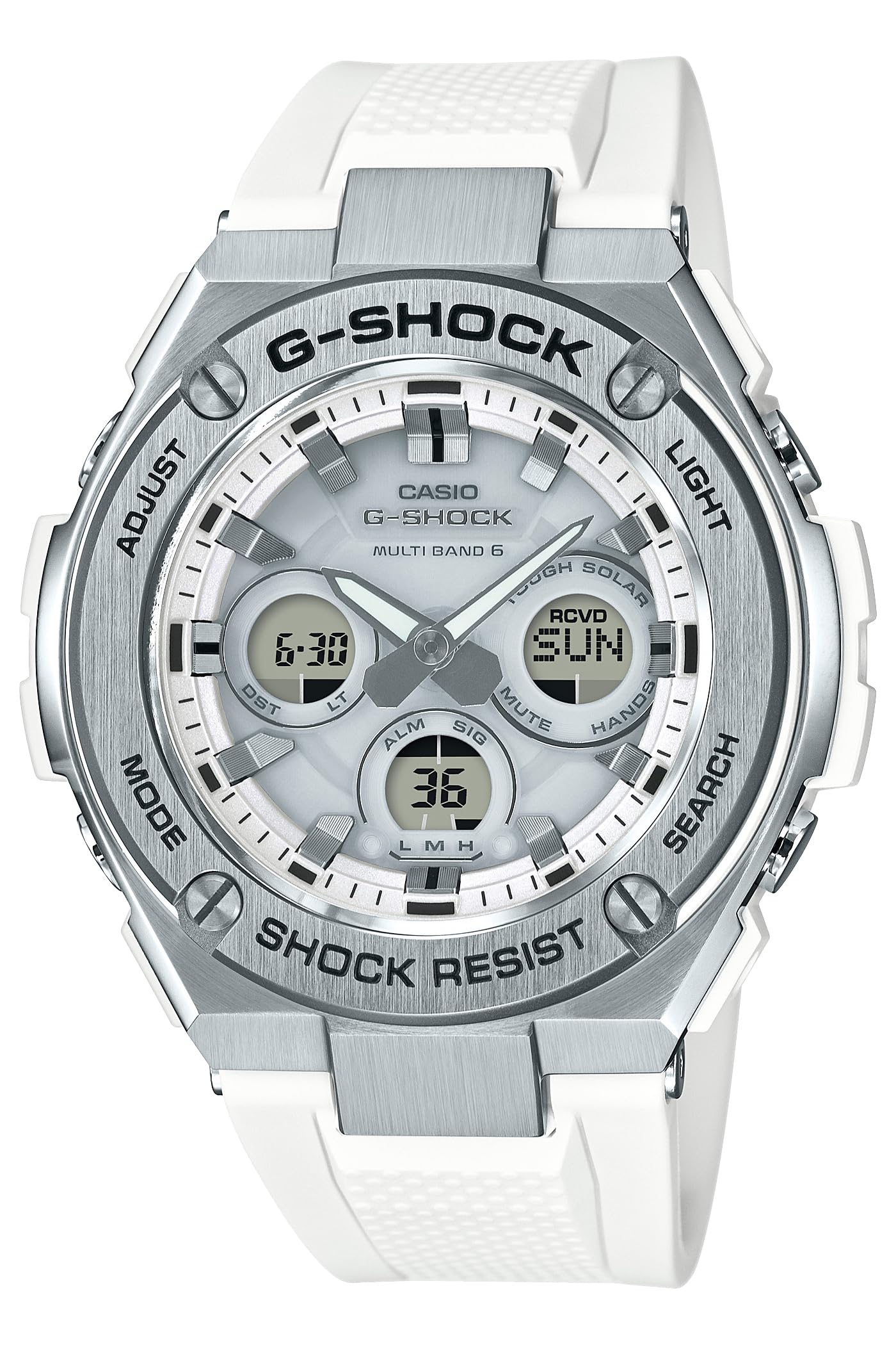 

Casio Solar Watch White G-Shock G-STEEL Radio-Controlled GST-W310-7AJF Men s