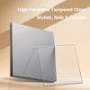 1/2/3 Gang for Smart Glass Wall Switch Panel with WiFi/Zigbee 3-Way Voice Control for Home Hotel Commercial Projects