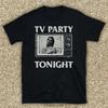 Drop Shipping Black Flag TV Party American Hardcore Punk Band Mens Fashion Brand T-Shirt Cotton O-neck Tees and Tops Homme