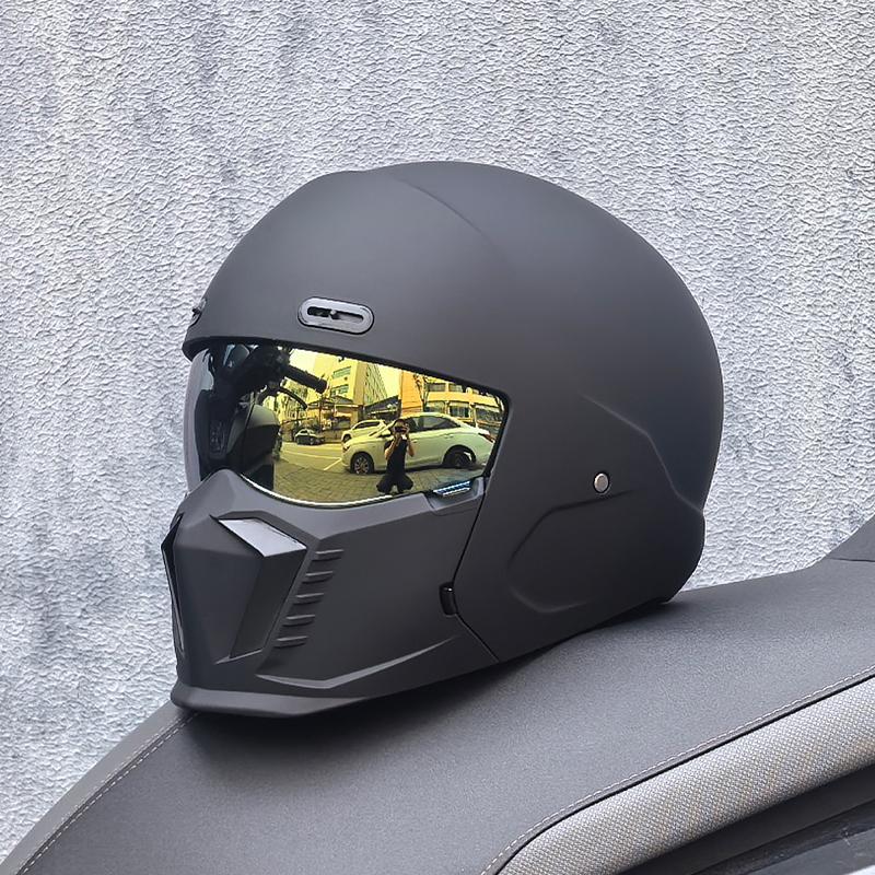 ORZ New Scorpion Retro Motorcycle Cascos Moto Locomotive Personality Multi-purpose Combination Helmet Half M L XL XXL XXXL