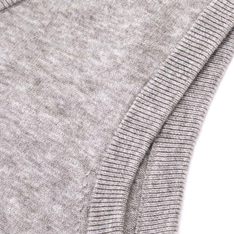 Hengyuanxiang Herren Strickweste mit V-Ausschnitt