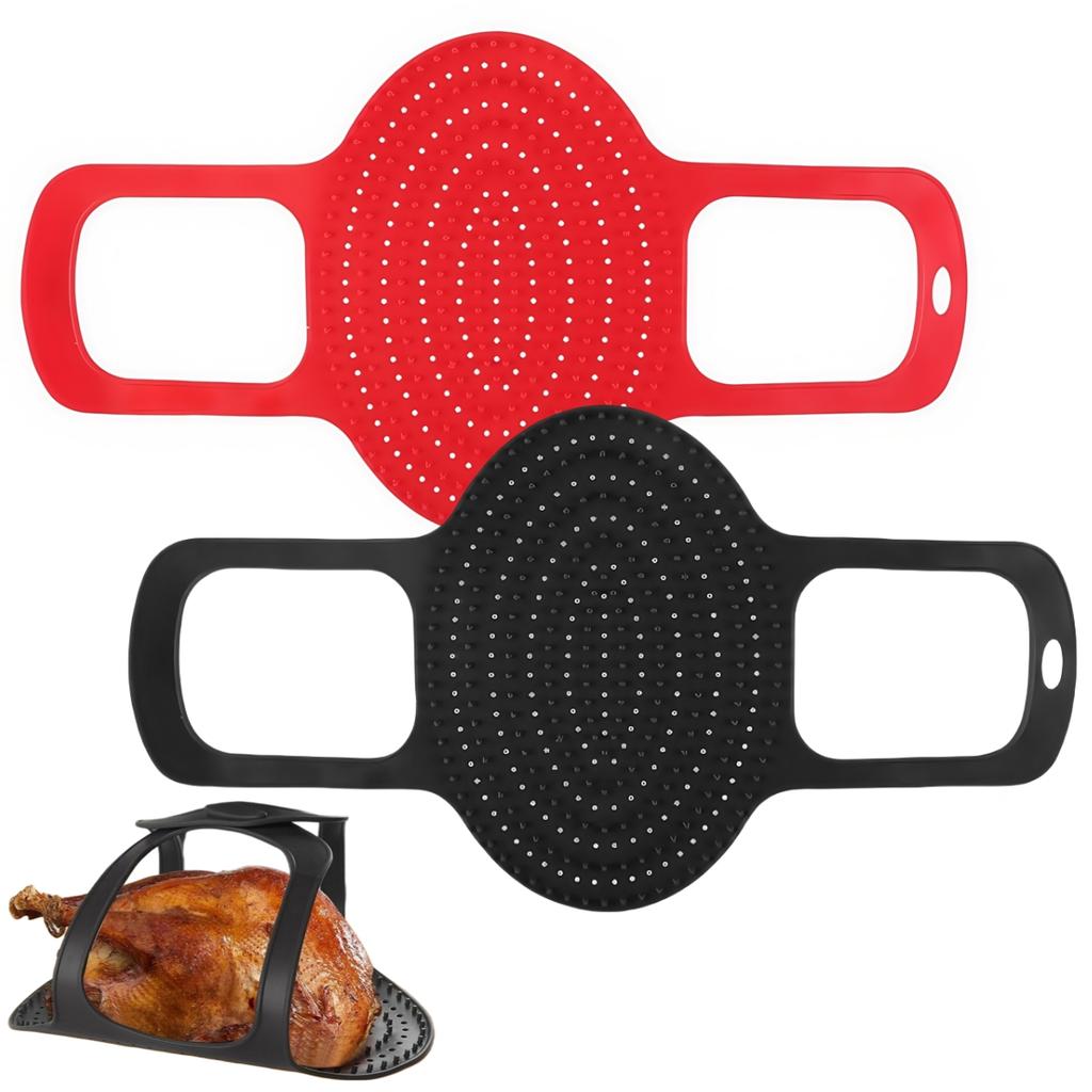 Cooking Transfer Tool Silicone Air Fryer Liner Turkey Sling Lifter