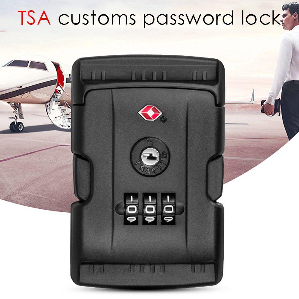 Padlock Weatherproof Protection Security TSA Customs Lock 3 Digit Combination Lock Anti-theft Safely Code Lock