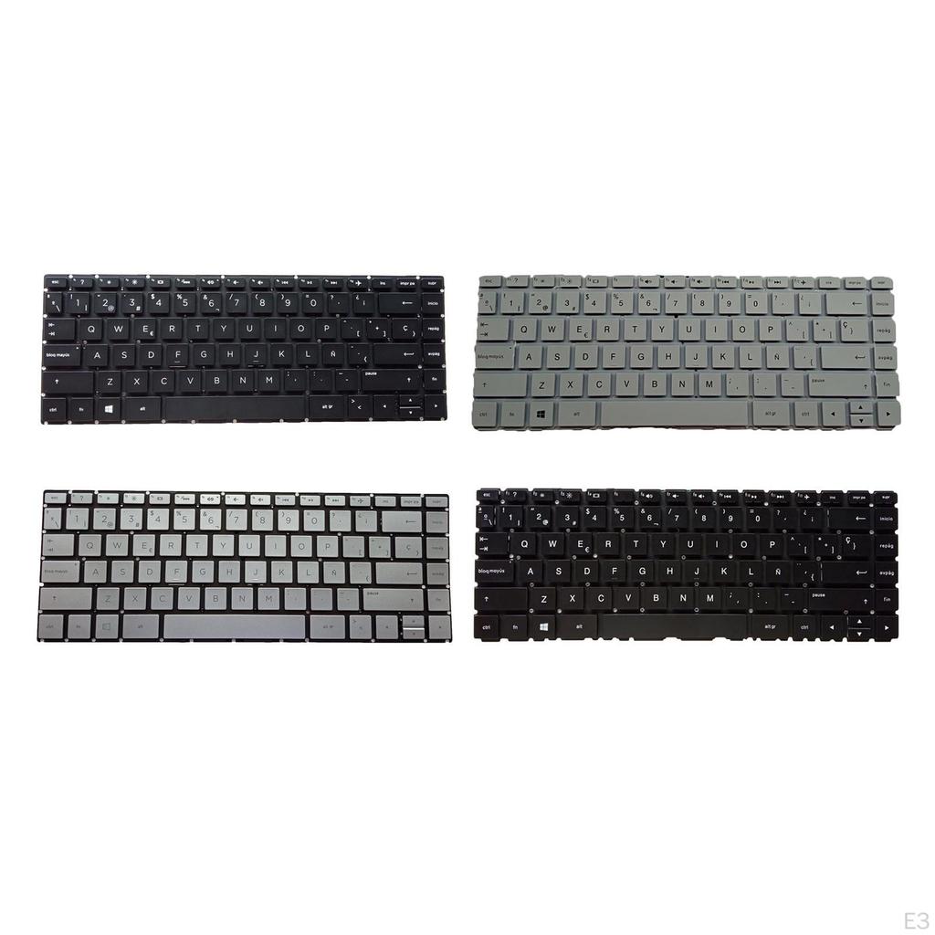 Keyboard Replacement Spanish Standard Replaces for 14-Bk Tpn-W125 Q186 Q189 Accessories Parts