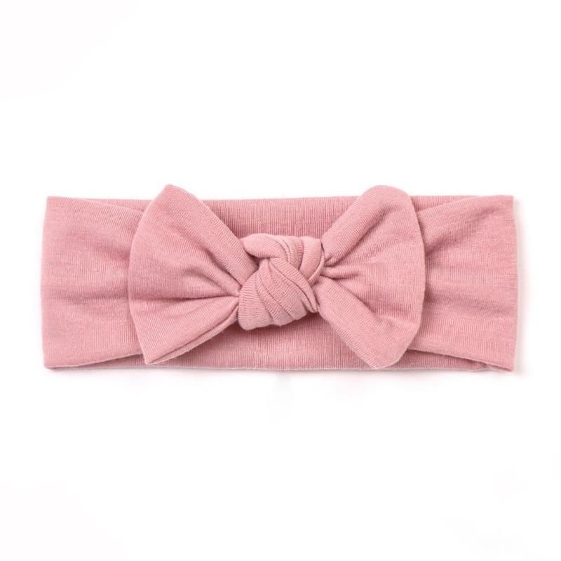 Baby headband, headband, children's plain bow, headscarf, hair accessories, baby knotted hairpin 14-color mixed package.