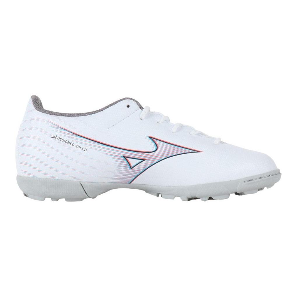 Mizuno Alpha Artificial Turf Non-Slip Low-Top Kids Soccer Shoes Kids Soccer Shoes White P1GE236509