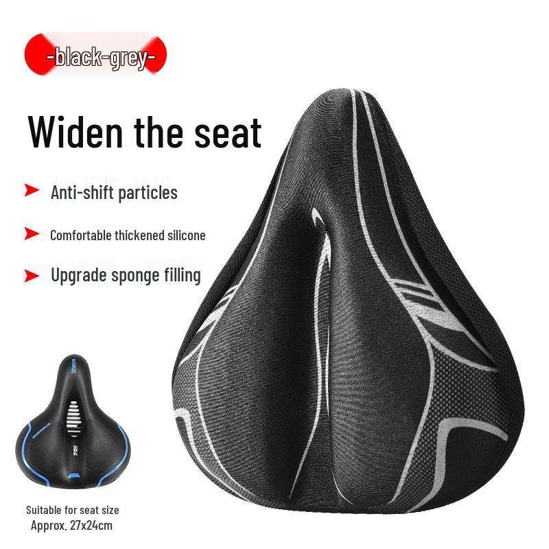 Thickened Silicone Seat Cover for Mountain and Folding Bikes