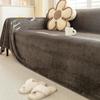 Plush Sofa Cover Towel Simple Style Autumn and Winter Living Room Sofa Full Cover Blanket Non-Slip Dustproof Sofa Cushion