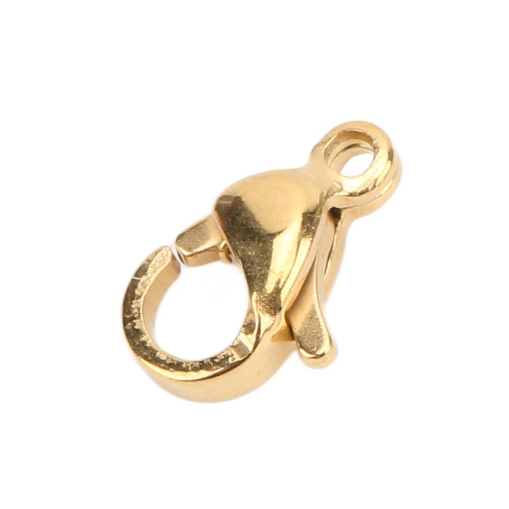 25pcs Gold Lobster Clasps Silver Lobster Clips Jewelry Clasps Lobster Claw Clasps Accessories