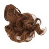 Doll Hair Wig Curly   Neat Bangs   Cutting Soft Doll Supplies for 1Celsius3 8 To 9in Head Circumference   Doll