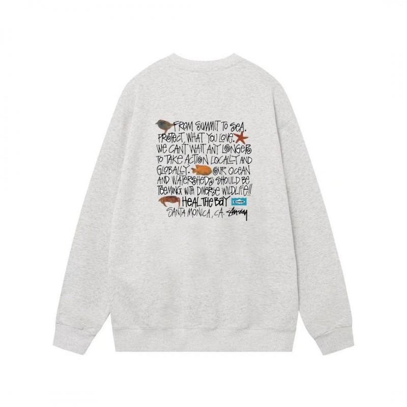 Unisex Oversized Cotton Crewneck Sweatshirt With Letter Dice Print Fall Youth Streetwear