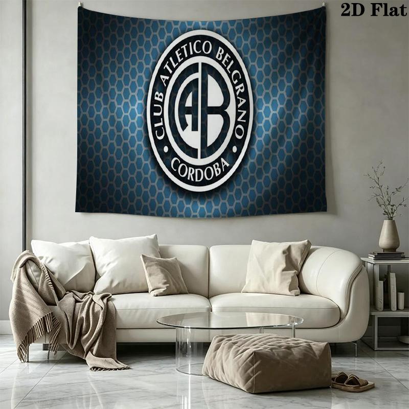 CLUB ATLETICO BELGRANO Wall Tapestry Aesthetic Wall Hanging Printed Fabric Blanket Decorative Tapestries for Bedroom Living Room Home Decor