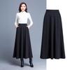 Pocket Style Elastic Waist Mid-Length Slimming Skirt – Women’s High Waist Versatile Swing Skirt, Plus Size, Square Dance