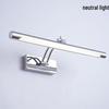Modern Minimalist LED Vanity Mirror Light, Stainless Steel, Anti-Fog, Bathroom Makeup Wall Light