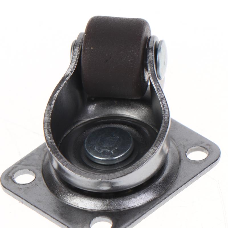 4Pcs Universal Wheel Furniture Caster Soft Rubber 360 Degree Rotation Heavy Duty Casters For Trash Storage Boxes