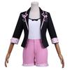 Miraculous Ladybug Season 6 Marinette Dupain-Cheng Casual Cosplay Costume Outfit with Pink Shorts & Blazer Ladybug Noir Civilian Clothes