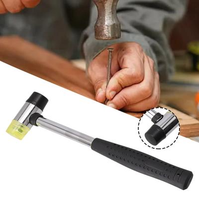 Rubber Hammer Multifunctional Hand Tool with Wood Ring Mandrel Sizer Sizing Adjuster Jewelry Making Tool