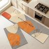 Kitchen Floor Mat Pvc Waterproof Oil-proof Carpet Mats Long Home Decoration Leather Rug Non-slip Custom  Alfombra Cocina