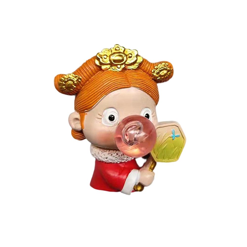 New Cartoon Characters Blowing Bubbles Personality Design Refrigerator Stickers Home Kitchen Sticky Notes Decoration Gifts