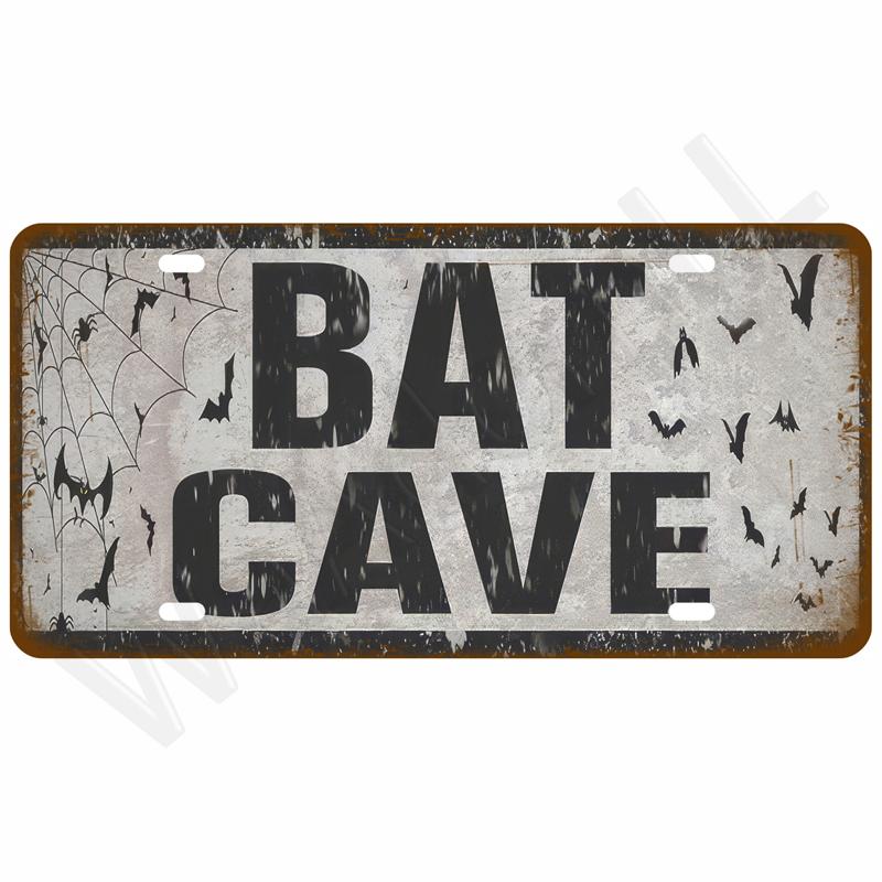 Vintage Metal Plate Tin Sign Plates Bar Retro Metal Sign Wall Art Mural Aesthetic Room Home Decor Items Poster Garage Decoration