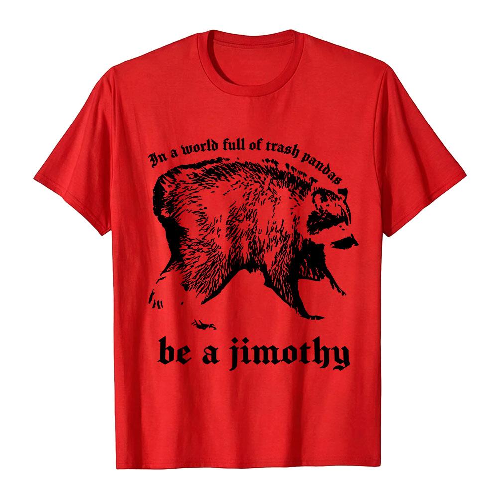 T-shirt Graphique Jimothy Le Raton Laveur T-shirts Mèmes Drôles Seattle Washington Comfort Colors Unisexe T-shirt Weirdcore Coton Hauts d'Été