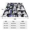 Coperta Collage Aizawa Shota in Pile My Hero Academia Coperte Calde da Viaggio per Auto Divano Divano Copriletto