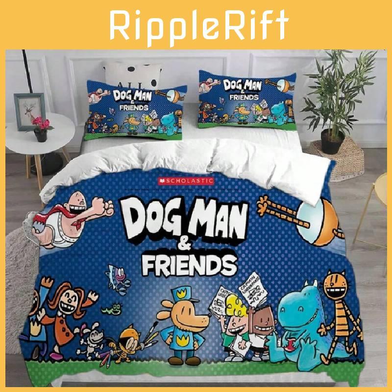 Man Bedding Dog Sets Cartoon Bed Cover Pillow Duvet Cover Decoration Bedroom