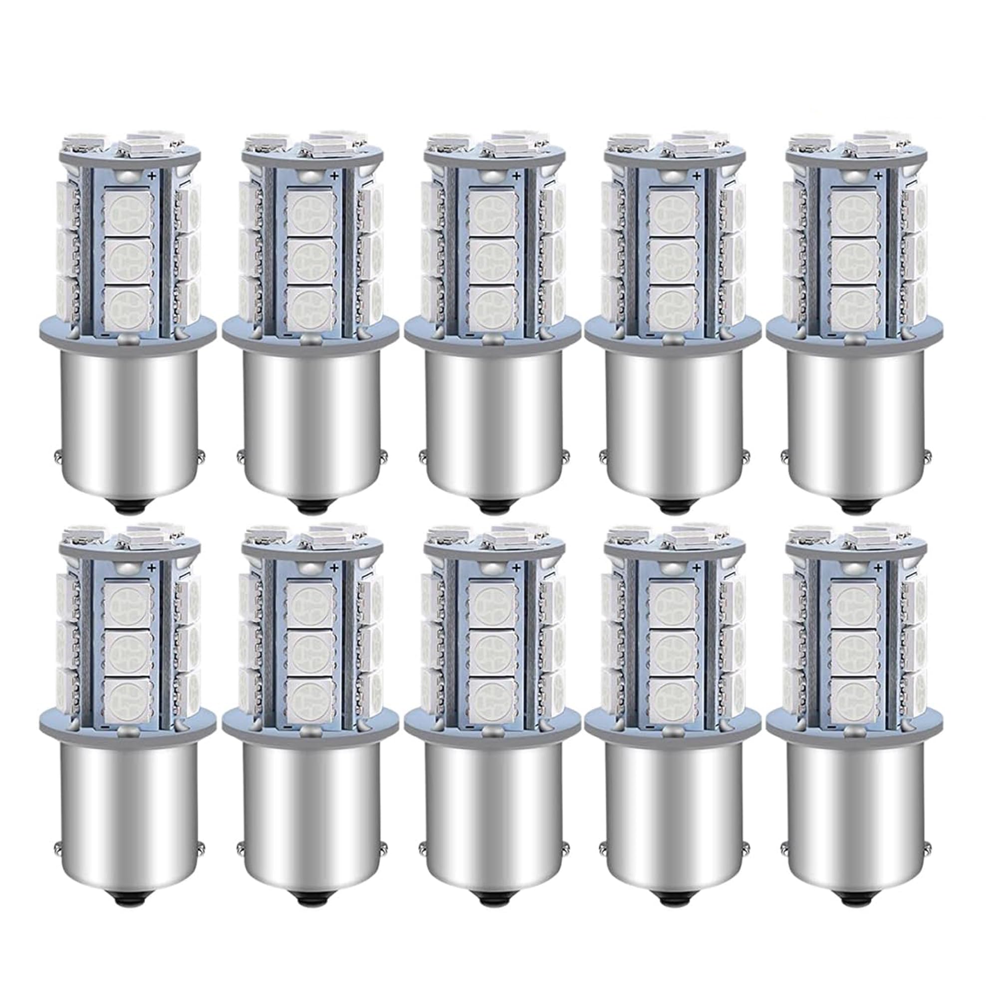 

S25 LED Single 24V Truck Side Marker Ball Back Lamp 18 G18 (1156 BA15s) S25 Single Blue (Set синій