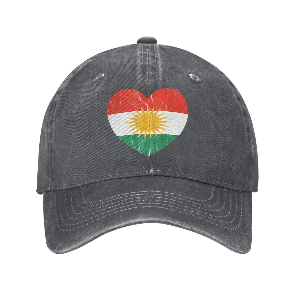 Kurdistan Flag  Sun Baseball Cap  Female Male Custom Logo Trucker Hat Summer y2k Funny Hiking Fishing Wholesale Baseball Caps