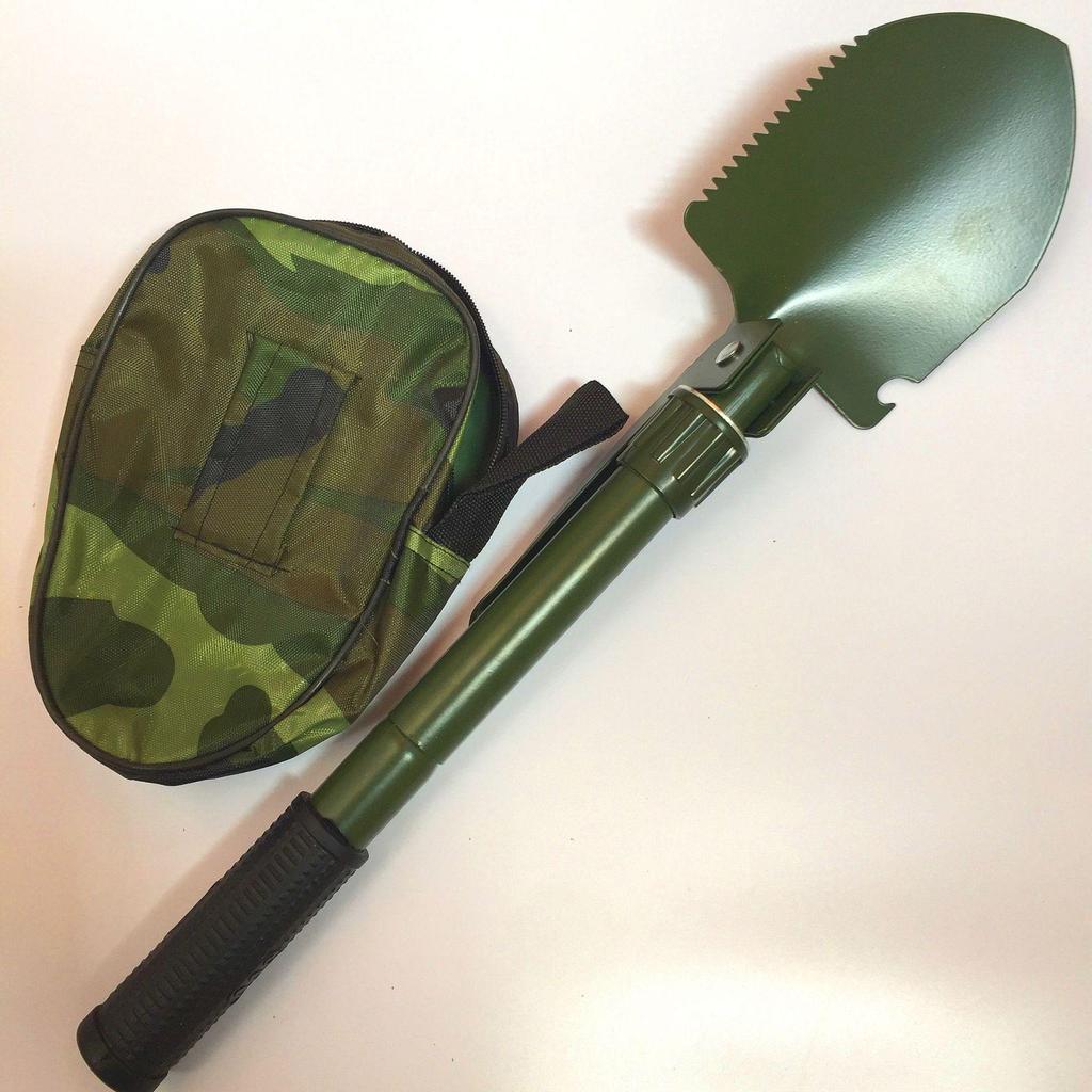 Multi-functional Folding Shovel: 4-in-1 Outdoor, Camping, Fishing, and Engineering Tool