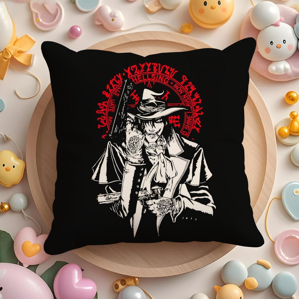 Anime C-Castlevania Cushion Cover Home & Car Multi-Scene Pillow Cover - Reversible, Soft & Durable for Daily Use