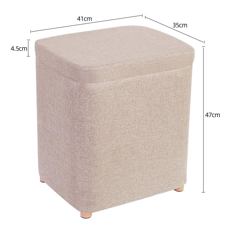 Wooden Multifunctional Storage Stool Home Sitting Cabinet Entryway Makeup Bench Living Room Coffee Table Organizer