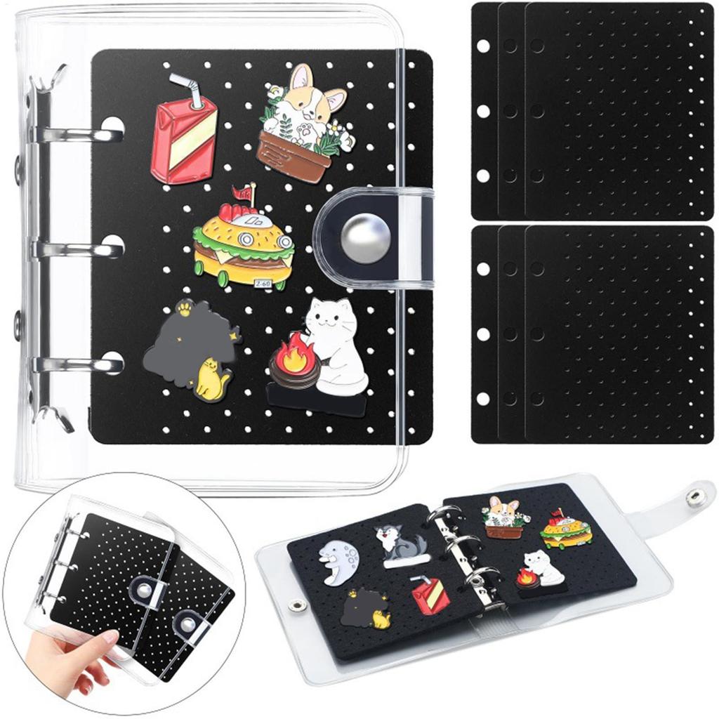 Felt Pin Book Portable Foldable Jewelry Holder Travel Organizer For Rings Necklaces Bracelets, Purse Handbag Luggage, Gift