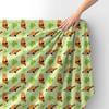 Royal Velvet Fabric Polyester For Sewing - Red Panda Motif