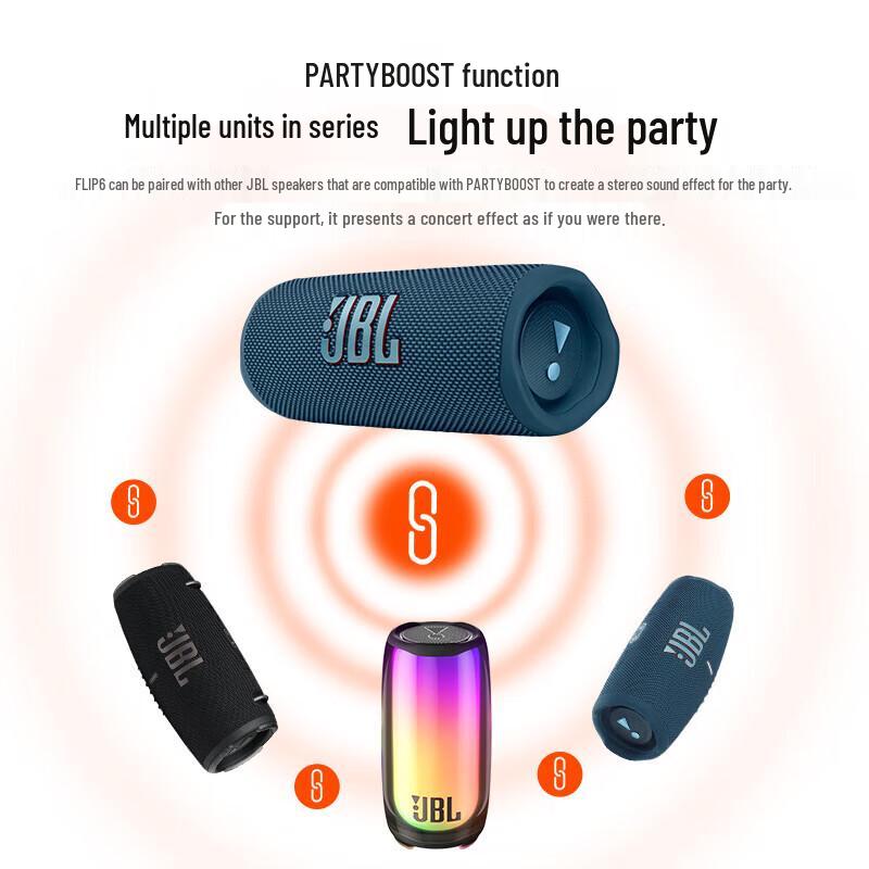 JBL FLIP 6 Portable Bluetooth Speaker