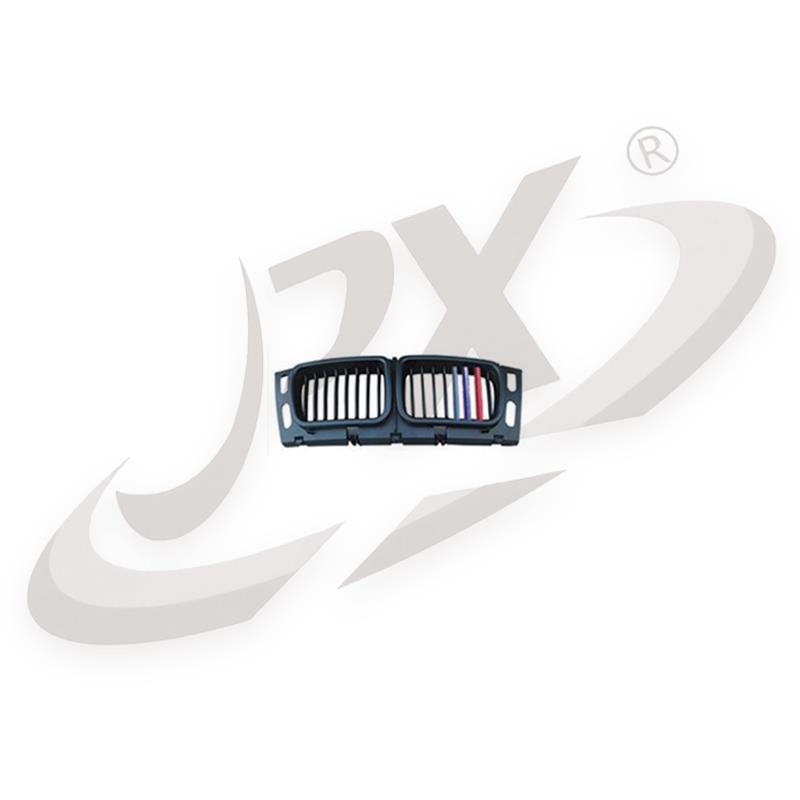 1988-1994 BMW 5er E34 Mattschwarz Dreifarbig Frontgrill