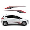 Car Door Side Stickers PVC Waterproof Auto Vinyl Film Decals For Ford Fiesta MK7 Car Exterior Decoration Stickers Accessories