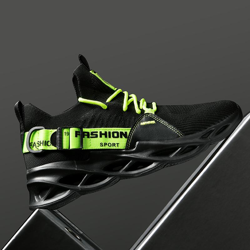 Ny stil, plussstørrelse, sneakers for menn Komfortable støtbestandige løpesko