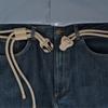 Trend Quick Release Snap Buckle Double Rope Belt Luxury Design Versatile Student Jeans Pants Belt Waist Rope