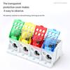 1PCS UKK80 Split Din Rail Terminal Block Junction Box Single - Pole Track - Type Junction Box Power Wire Electrical Connector