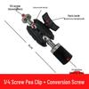 Mobile Live Streaming Stand with Metal Extension, Rotating Ball Head & Double 1/4 Clip - Multi-functional Desktop Magic Arm.