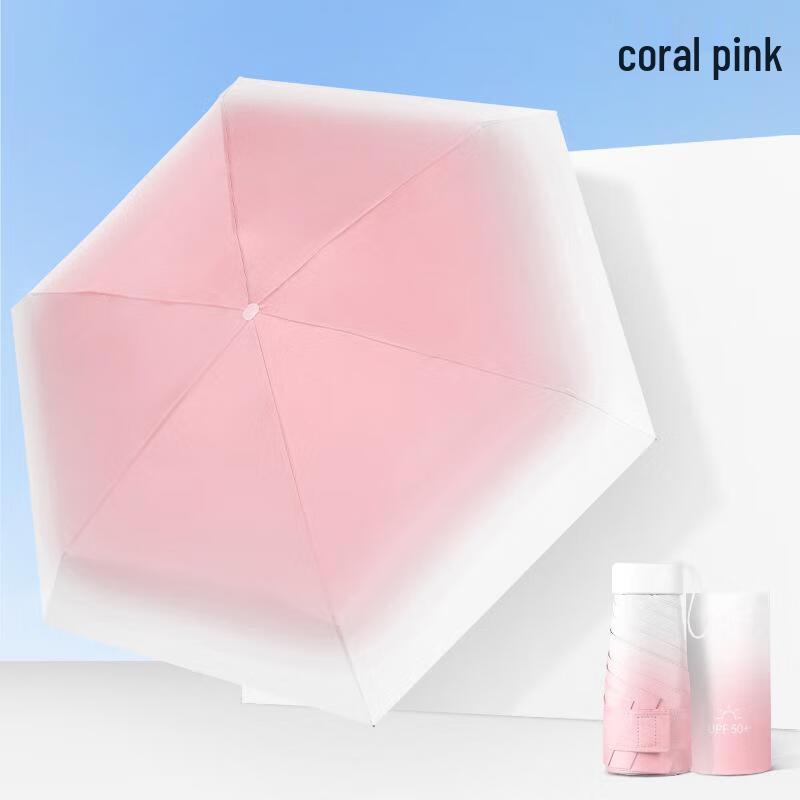 OIMG Portable Gradient Mini Sun/Rain Umbrella