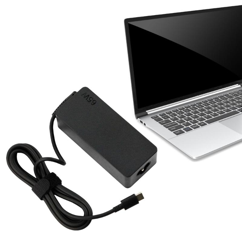 Universal 65W Notebook Power Adapter 20V 3.25A Compatibles Most Laptops Durability ABS Construction