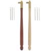 1set French Embroidery Needles Tambour Crochet Hook Luneville Hook With 3 Needles