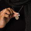 Elegant Islamic Pendant Necklace Arabic Charm Necklace Ayat Al Kursi Charm Jewelry Fashion Chain Necklace for Daily Wear