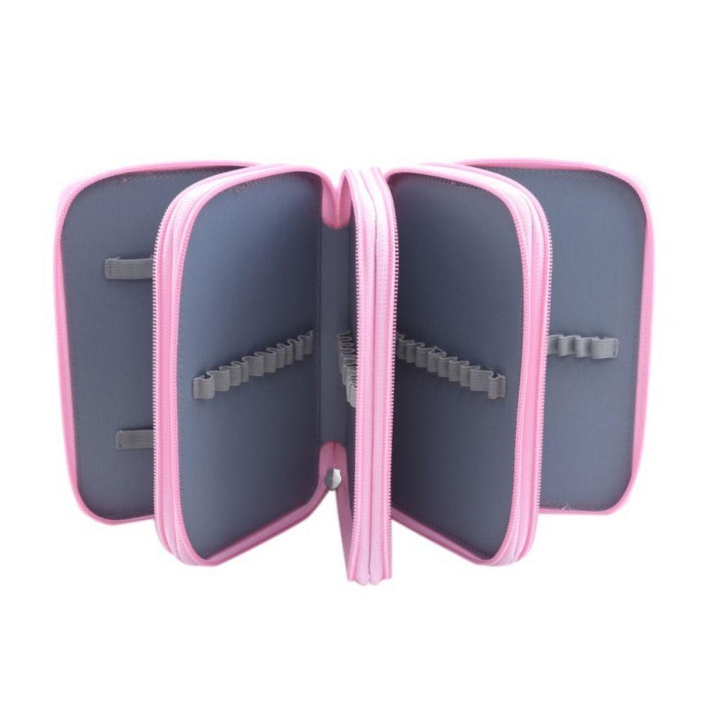 32/52/72 Hole Pen Storage Bag Large Capacity Paintbrush Organizer  Art Supplies Organization